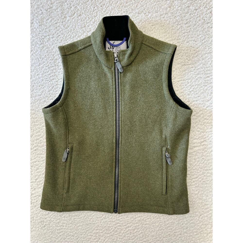 Ibex Womens Arlberg Merino Wool Sweater Vest Small
